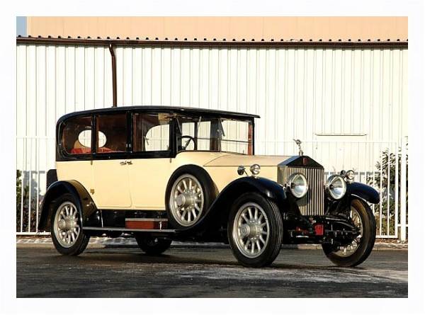 Постер Rolls-Royce Phantom 40 50 Limousine by Maythorne & Sons (I) '1926 с типом исполнения На холсте в раме в багетной раме 221-03