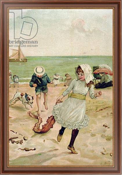 Постер Children and Seaweed from Sunbeams с типом исполнения На холсте в раме в багетной раме 35-M719P-83