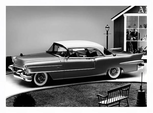 Постер Cadillac Eldorado Seville '1956 с типом исполнения На холсте в раме в багетной раме 221-03