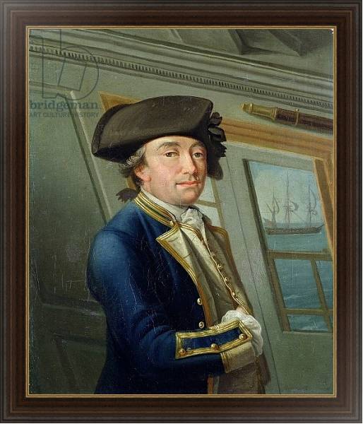 Постер Portrait of Captain William Locker 1769 с типом исполнения На холсте в раме в багетной раме 1.023.151