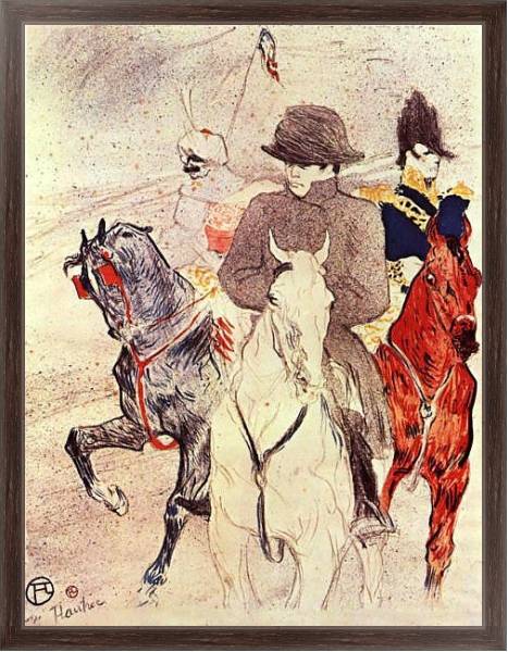 Постер Наполеон с типом исполнения На холсте в раме в багетной раме 221-02