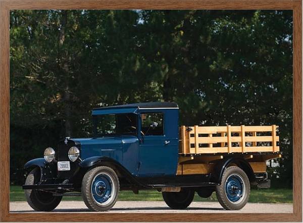 Постер Chevrolet Universal 1-ton Stake Truck '1930 с типом исполнения На холсте в раме в багетной раме 1727.4310