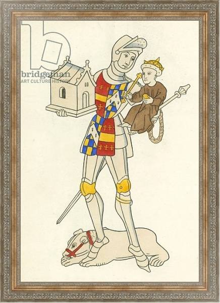 Постер Richarde de Beauchamp, Earl of Warwick 1483-5 с типом исполнения На холсте в раме в багетной раме 484.M48.310