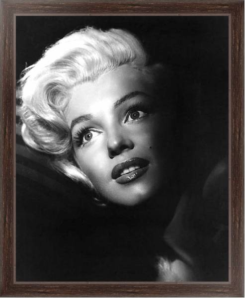 Постер Monroe, Marilyn 93 с типом исполнения На холсте в раме в багетной раме 221-02