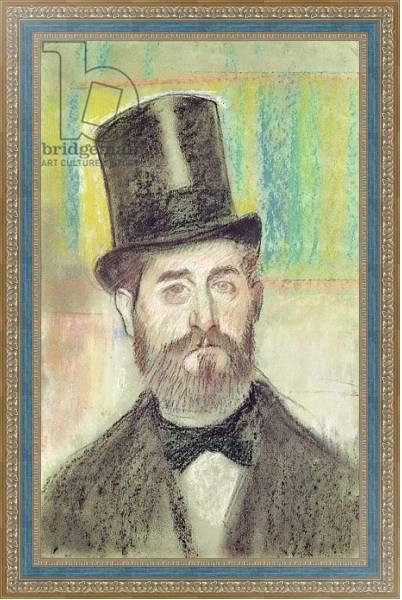 Постер Man in an Opera Hat с типом исполнения На холсте в раме в багетной раме 484.M48.685