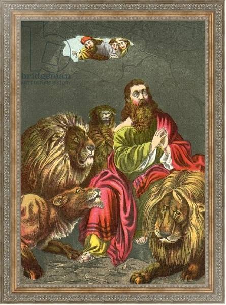 Постер Daniel in the Lions' den с типом исполнения На холсте в раме в багетной раме 484.M48.310