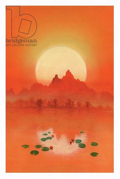 Постер Sunrider с типом исполнения На холсте в раме в багетной раме 221-03
