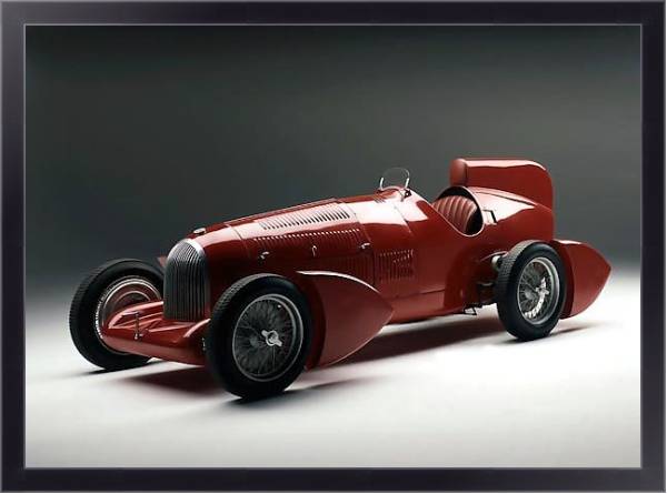 Постер Alfa Romeo Tipo B Aerodynamica '1934 с типом исполнения На холсте в раме в багетной раме 221-01
