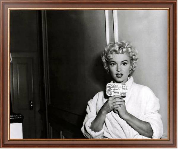 Постер Monroe, Marilyn (Seven Year Itch, The) с типом исполнения На холсте в раме в багетной раме 35-M719P-83