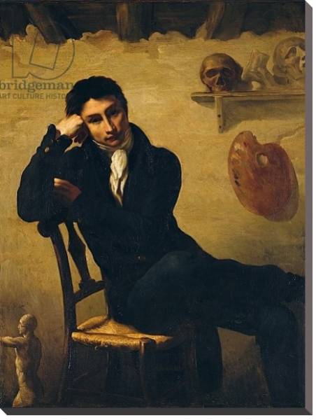 Постер Portrait of an Artist in his Studio с типом исполнения На холсте без рамы