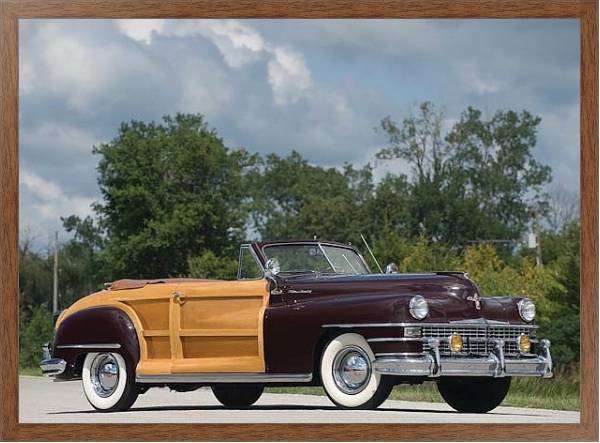 Постер Chrysler Town&Country Convertible '1948 с типом исполнения На холсте в раме в багетной раме 1727.4310