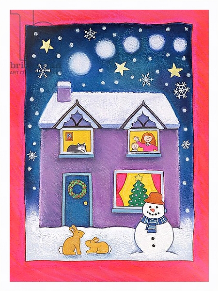 Постер Christmas Eve, 1997 с типом исполнения На холсте в раме в багетной раме 221-03