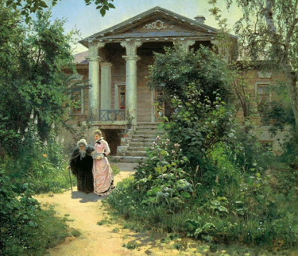 Постер Бабушкин сад. 1878 с типом исполнения На холсте без рамы