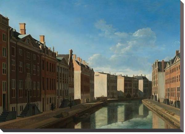 Постер The Bend in the Herengracht с типом исполнения На холсте без рамы