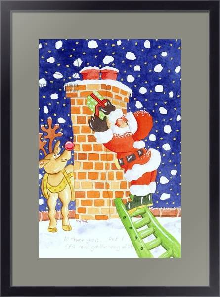 Постер Present from Santa, 2005 с типом исполнения Под стеклом в багетной раме 221-01