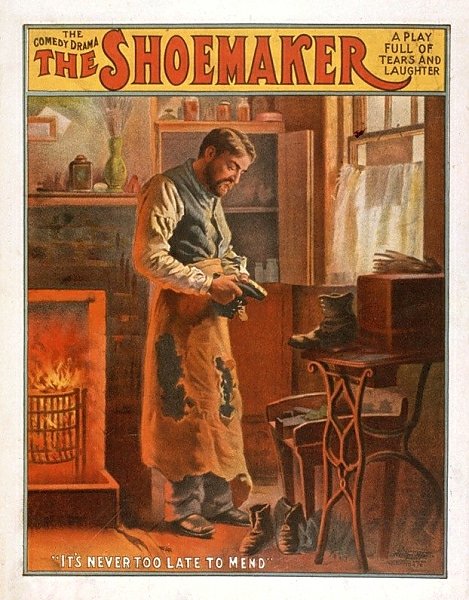 Постер The shoemaker с типом исполнения На холсте без рамы