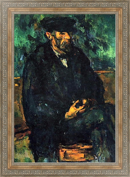 Постер Портрет садовника Валье с типом исполнения На холсте в раме в багетной раме 484.M48.310