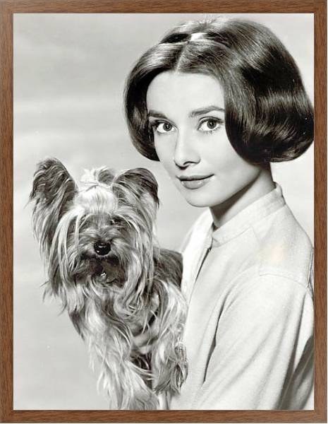Постер Хепберн Одри 35 с типом исполнения На холсте в раме в багетной раме 1727.4310