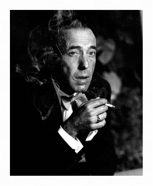 Постер Bogart, Humphrey 10 с типом исполнения На холсте в раме в багетной раме 221-03