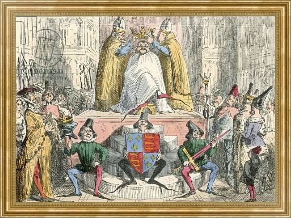 Постер Coronation of Henry the Fourth с типом исполнения На холсте в раме в багетной раме NA033.1.051