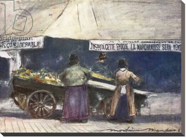 Постер Rue de la Fayette 2 с типом исполнения На холсте без рамы