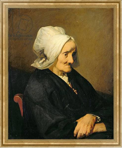 Постер Portrait of the Widow Roumy с типом исполнения На холсте в раме в багетной раме NA033.1.051