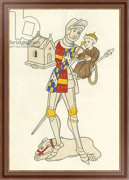 Постер Richarde de Beauchamp, Earl of Warwick 1483-5 с типом исполнения На холсте в раме в багетной раме 35-M719P-83