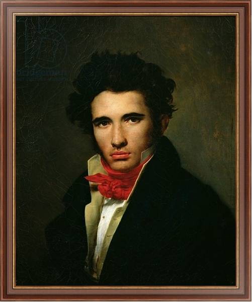 Постер Self Portrait, c.1818 с типом исполнения На холсте в раме в багетной раме 35-M719P-83