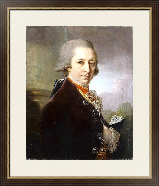 Постер Портрет И.М.Яковлева 2 с типом исполнения Под стеклом в багетной раме 1.023.036