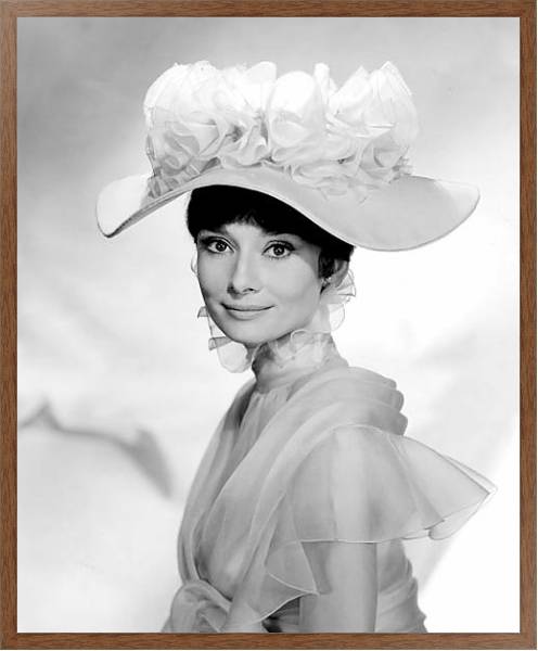 Постер Hepburn, Audrey (My Fair Lady) с типом исполнения На холсте в раме в багетной раме 1727.4310