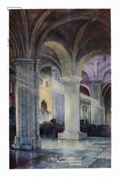 Постер The Cathedral, Christ Church с типом исполнения На холсте в раме в багетной раме 221-03