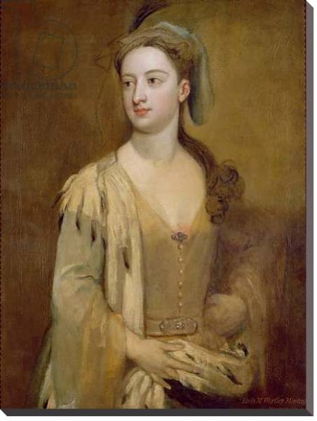 Постер A Woman, called Lady Mary Wortley Montagu, c.1715-20 с типом исполнения На холсте без рамы