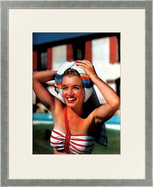 Постер Monroe, Marilyn 57 с типом исполнения Под стеклом в багетной раме 1727.2510