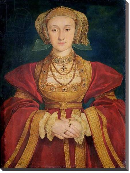 Постер Portrait of Anne of Cleves 1539 с типом исполнения На холсте без рамы