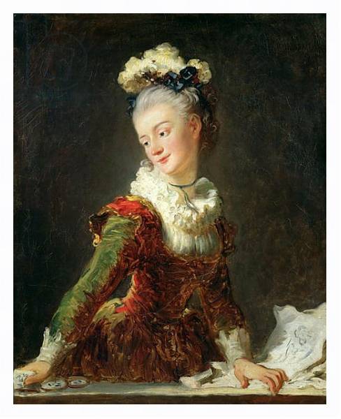 Постер Marie-Madeleine Guimard с типом исполнения На холсте в раме в багетной раме 221-03