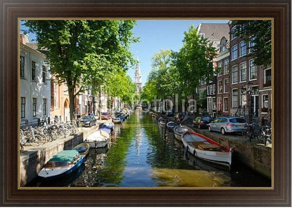Постер Голландия. Амстердам 11 с типом исполнения На холсте в раме в багетной раме 1.023.151