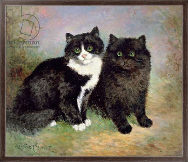 Постер A Pair of Pussy Cats с типом исполнения На холсте в раме в багетной раме 221-02