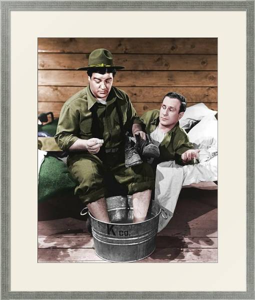 Постер Abbott & Costello (Buck Privates) 2 с типом исполнения Под стеклом в багетной раме 1727.2510