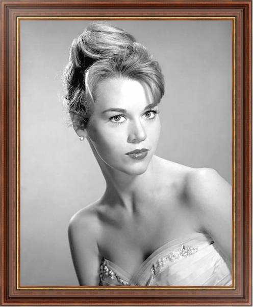 Постер Fonda, Jane 9 с типом исполнения На холсте в раме в багетной раме 35-M719P-83