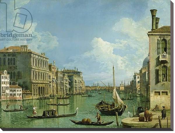 Постер View of the Grand Canal с типом исполнения На холсте без рамы