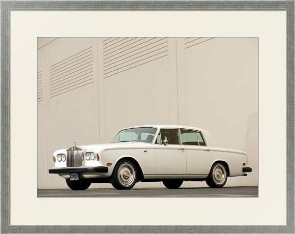 Постер Rolls-Royce Silver Shadow LWB (I) '1969–78 с типом исполнения Под стеклом в багетной раме 1727.2510