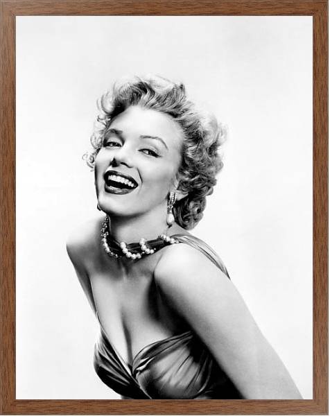 Постер Monroe, Marilyn 72 с типом исполнения На холсте в раме в багетной раме 1727.4310