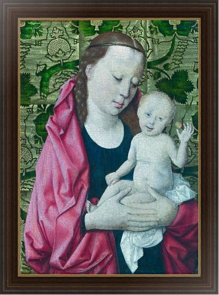 Постер Дева Мария с младенцем 17 с типом исполнения На холсте в раме в багетной раме 1.023.151