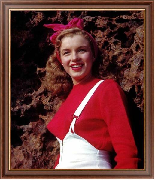 Постер Monroe, Marilyn 107 с типом исполнения На холсте в раме в багетной раме 35-M719P-83