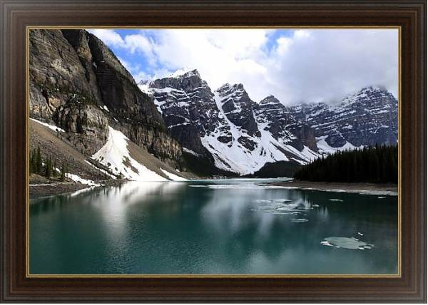 Постер Национальный парк Банф. Канада 5 с типом исполнения На холсте в раме в багетной раме 1.023.151