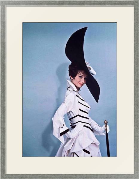 Постер Хепберн Одри 321 с типом исполнения Под стеклом в багетной раме 1727.2510
