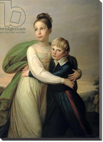 Постер Prince Albrecht and Princess Louise, c.1817 с типом исполнения На холсте без рамы