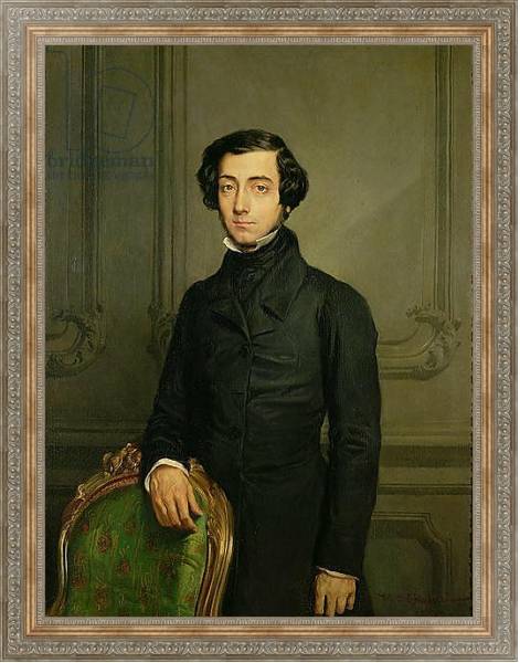 Постер Charles-Alexis-Henri Clerel de Tocqueville 1850 с типом исполнения На холсте в раме в багетной раме 484.M48.310