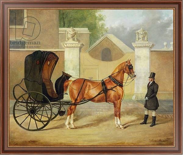 Постер Gentlemen's Carriages: A Cabriolet, c.1820-30 с типом исполнения На холсте в раме в багетной раме 35-M719P-83