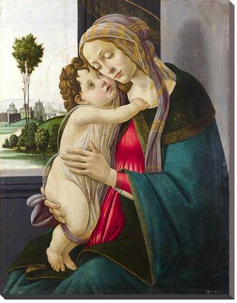 Постер Дева Мария с младенцем 23 с типом исполнения На холсте без рамы